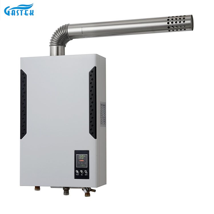 မျှတသော Touch Screen Turbo Hot Shower LPG ဘွိုင်လာရေလောင်းဓာတ်ငွေ့ရေပူရေပူရေပူရေပူ