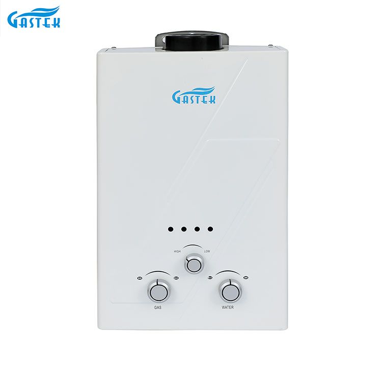 Flue Type Wall Mounted 6L 10L 12L 16L 20L LPG ရေချိုးခန်းအတွက် Tankless Instant Gas Geyser