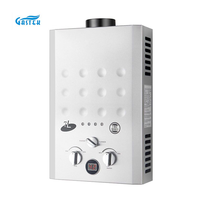 Flue Type Shower LPG Natural Instant Gas Water Heater ကို ရေချိုးခန်းထဲတွင် တပ်ဆင်ပါ။