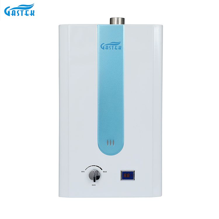 Flue Type Shower LPG Gas Water Heater ကို ရေချိုးခန်းထဲတွင် တပ်ဆင်ပါ။